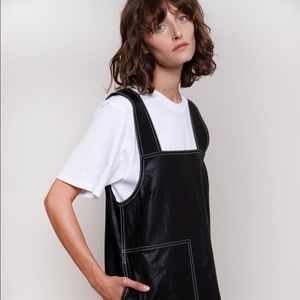 The Frankie Shop Vegan Leather Dress (Medium)